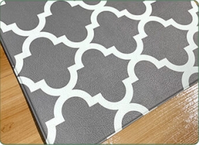 Hermosa alfombra de cocina