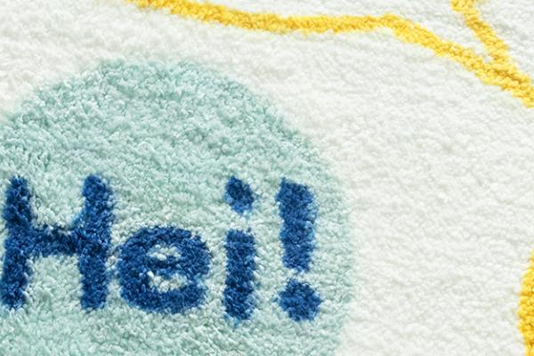 Primer plano de la lujosa superficie de la almohadilla de baño