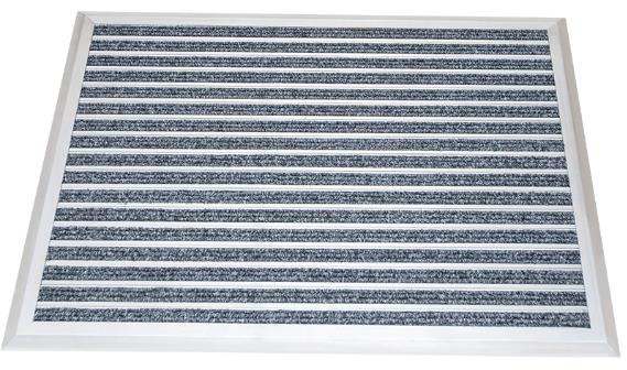 Felpudo de bienvenida de aleación de aluminio resistente