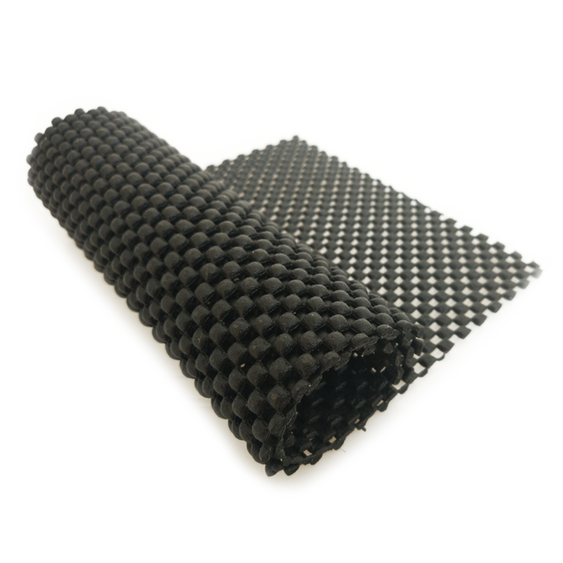 Almohadilla para alfombra negra de PVC