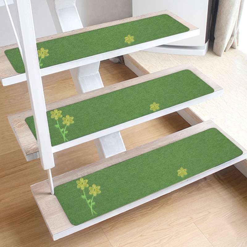 Alfombras de escaleras de escaleras antideslizos interiores sin deslizamiento