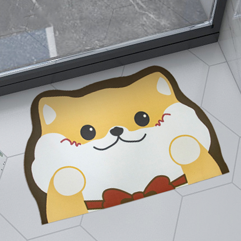 Alfombra de baño de diatomita con forma y patrón personalizados: altamente absorbente y ecológica