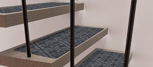 Diagrama de visualización de tapetes de escaleras