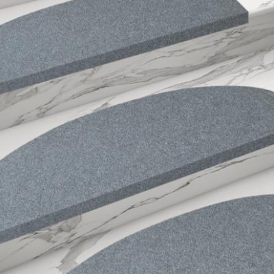 Peldaños de escalera antideslizantes industriales | Fabricante de almohadillas para escaleras dobladas personalizadas