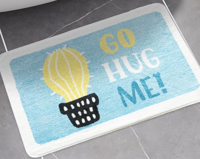 Alfombra de baño de felpa