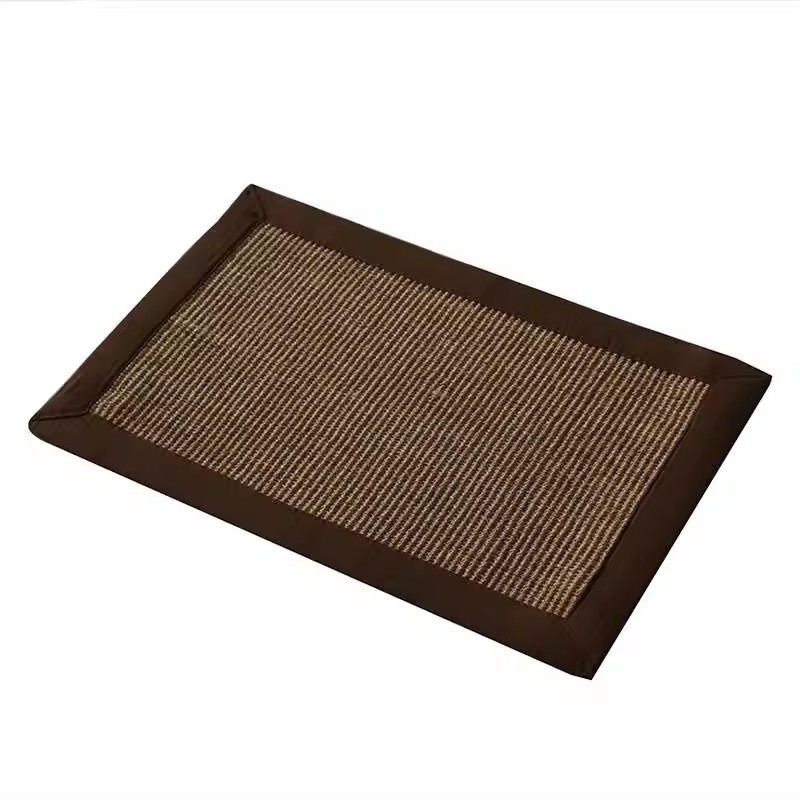 La alfombra de rasguño de gato de tela sisal se usa para la colchoneta de techo de la tabla de rayas de gato interior para proteger los muebles