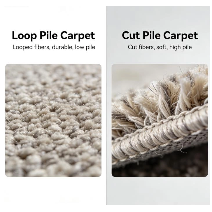 Pelo en bucle versus pelo cortado: la elección artesanal principal que desbloquea el rendimiento de la alfombra