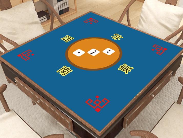 Alfombra Mahjong para sala de ajedrez y cartas