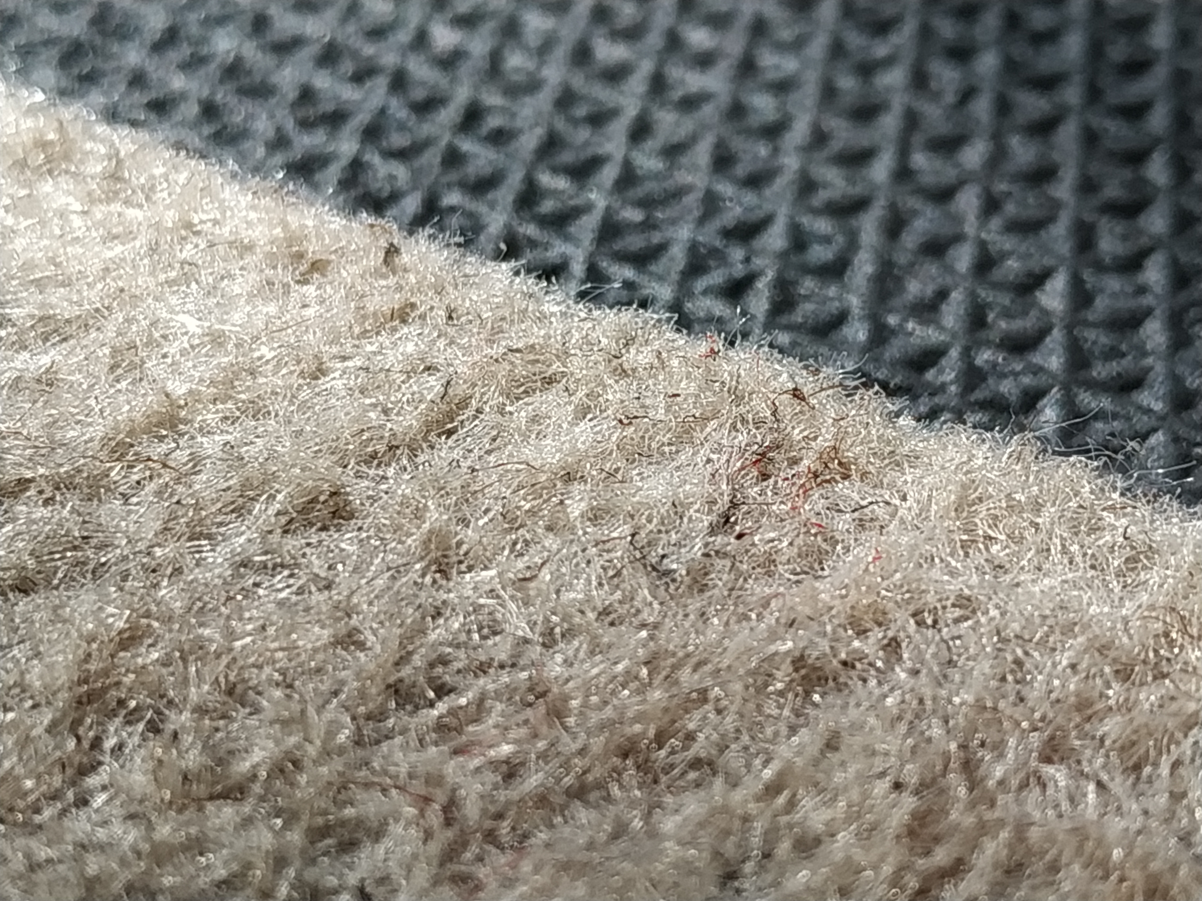 Almohadilla antideslizante de 5' x 8' para alfombras, fieltro de doble superficie de 1/4 de grosor + pinza de goma, segura para todos los pisos