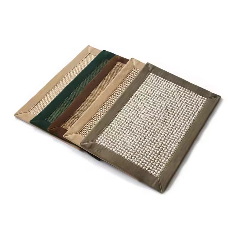 La estera para rascar gatos de tela de sisal se utiliza para interiores, tablero para rascar gatos, tapete corrugado antiarañazos para proteger los muebles