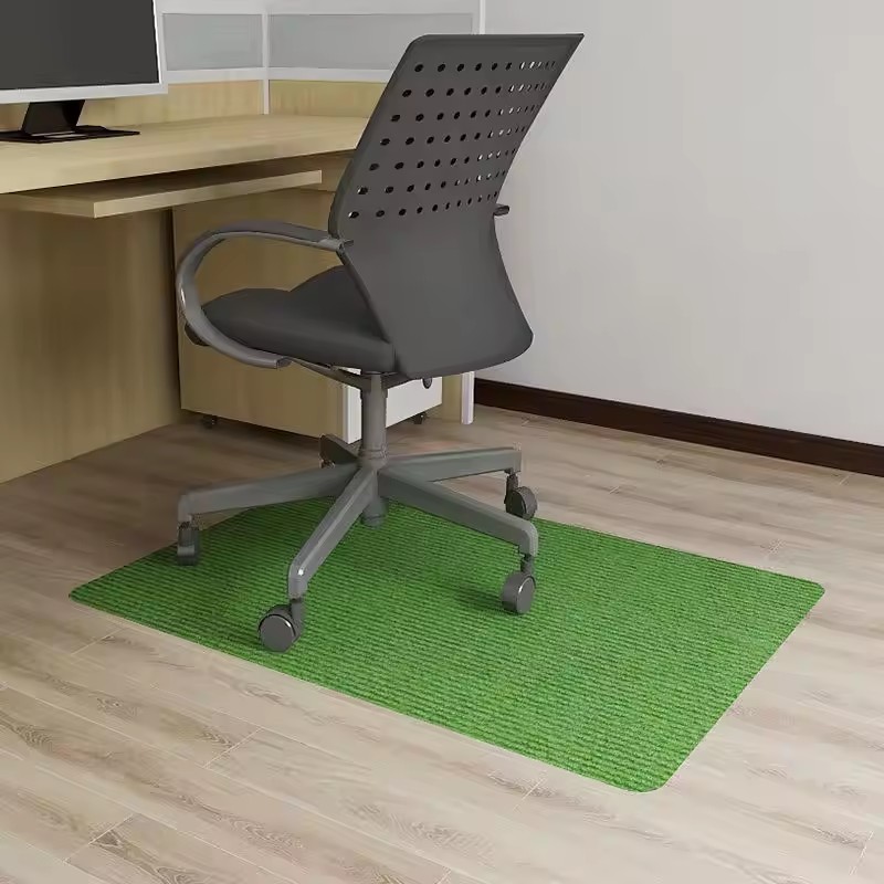 Alfombrilla para silla de oficina para suelos de madera - Alfombrilla para silla con ruedas de plástico - Alfombrilla para silla con ruedas de plástico para el trabajo, el hogar y el juego Alfombrilla para silla de oficina