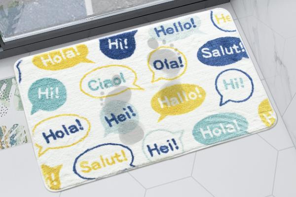 Alfombra de baño de felpa (2)