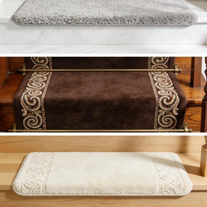 Nailon, poliéster o lana: ¿qué alfombra para peldaños de escaleras es mejor?