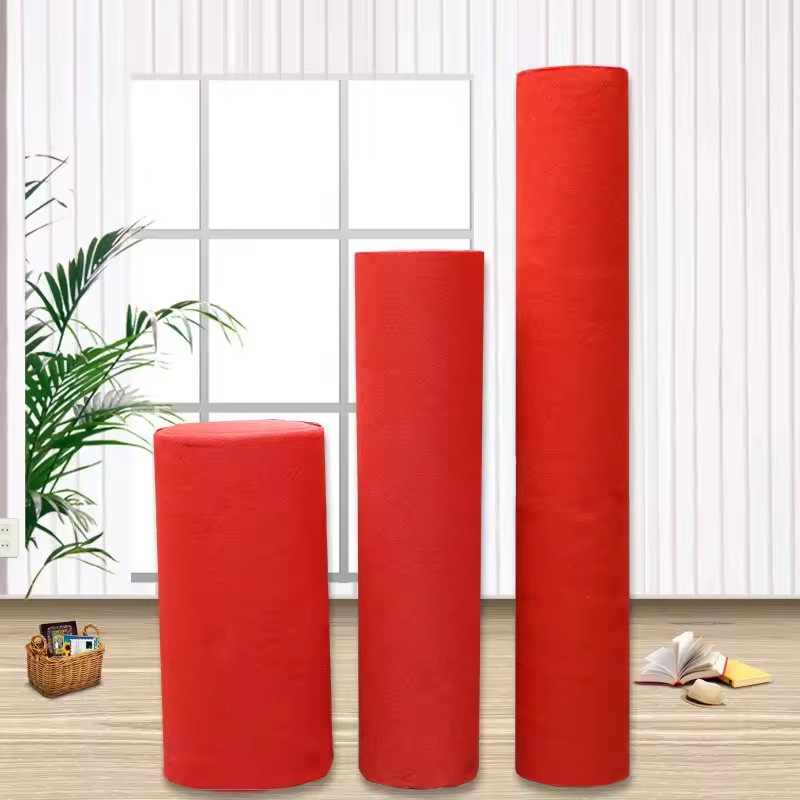 Rojo Runner para eventos, no Slip Red Aisle Rugw Rug para Decoraciones de Bodas y Eventos Especiales de Fiesta