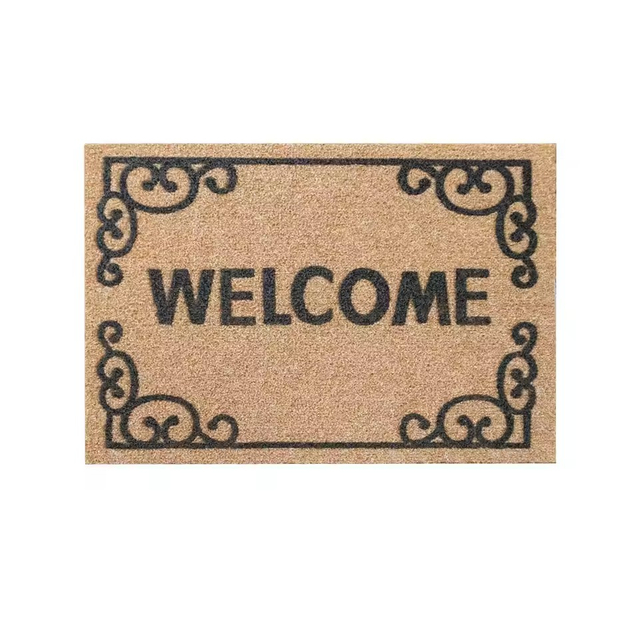 Bienvenido para felpudo, Family Four Seasons Decoración de interruptor de bajo grado de alfombra de alfombra, alfombra de piso interior y exterior 40*60 cm