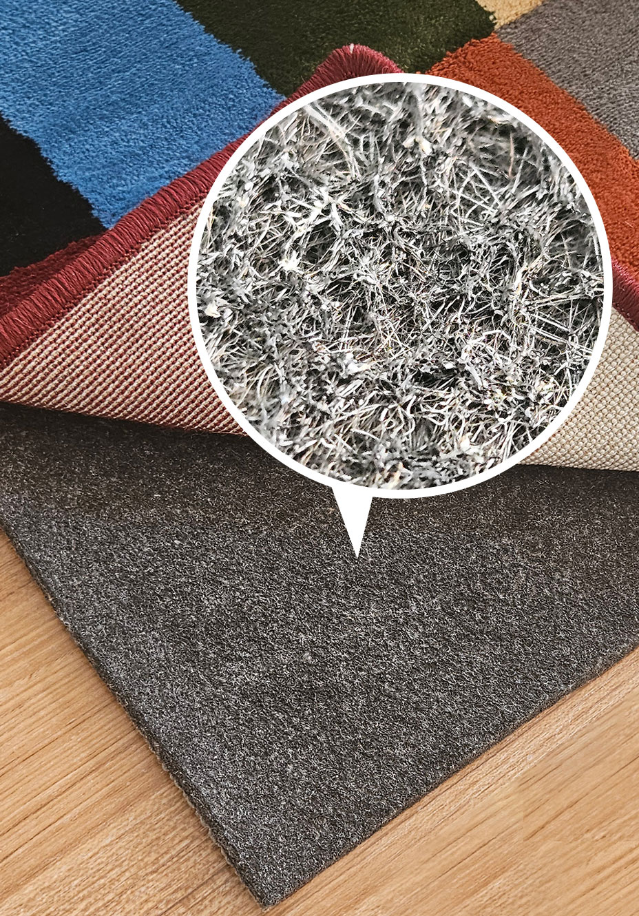 Almohadilla de alfombra de fieltro