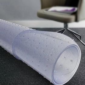 Venta al por mayor de tapetes para sillas de PVC.