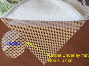 La base antideslizante para alfombras se puede colocar debajo de la alfombra para evitar el movimiento, para uso doméstico