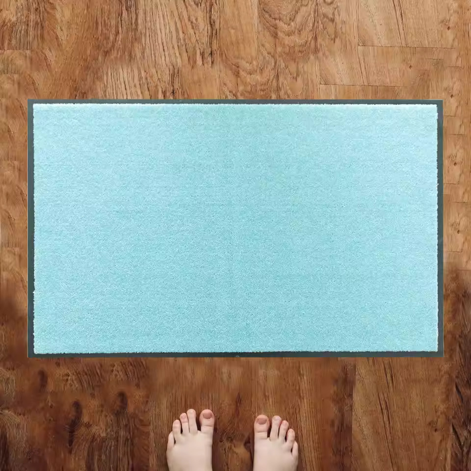 Alfombra de entrada para el interior: alfombra de puerta de microfibra súper absorbente y lavable