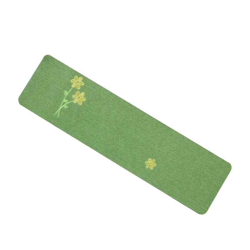 Alfombra de escalera antideslizante de rayas finas (bordada) alfombra de escalera personalizable