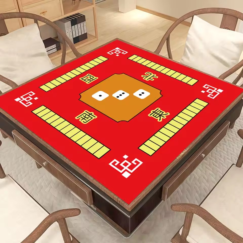 Cubierta de mesa de juego: estera no deslizante de mahjong/póker/mesa