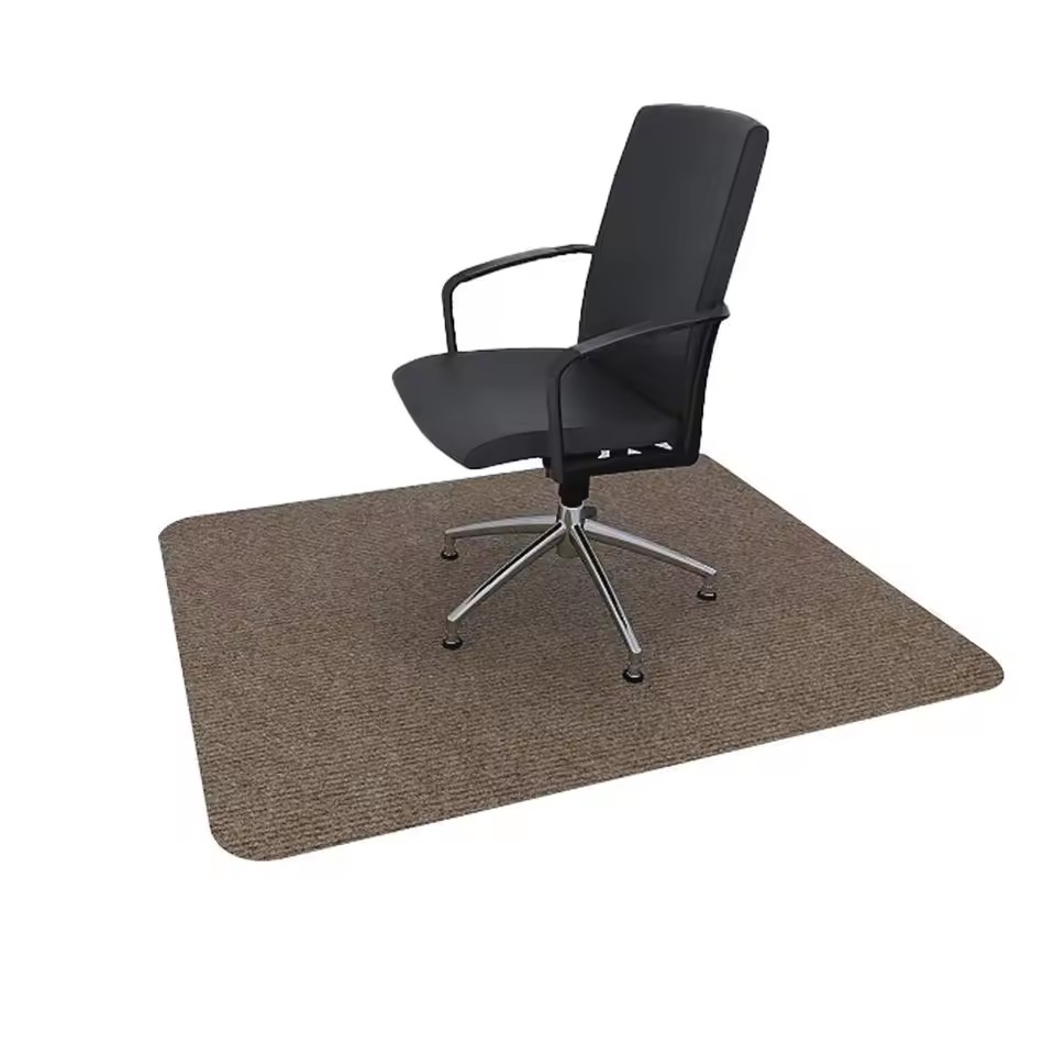 Alfombrilla para silla de oficina para suelos de madera - Alfombrilla para silla con ruedas de plástico - Alfombrilla para silla con ruedas de plástico para el trabajo, el hogar y el juego Alfombrilla para silla de oficina