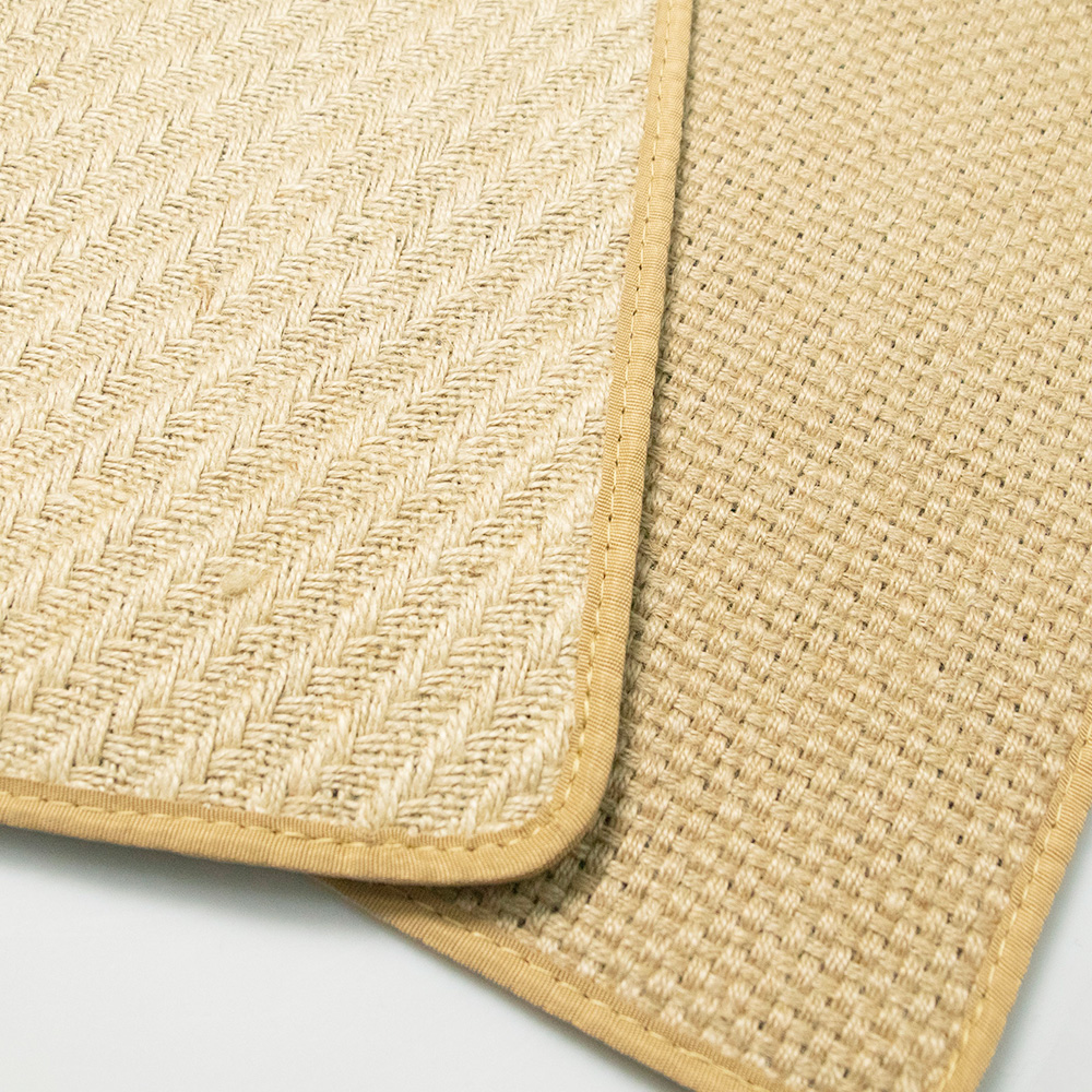 Primer plano del frente de la alfombra de la escalera Huangma (4)