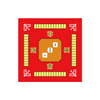 Cubierta de tabla de reducción de ruido antideslizante de Mahjong Mat para Mahjong
