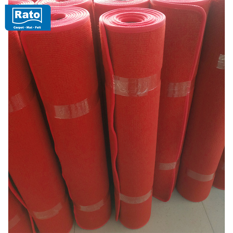 Rollo de alfombra de almohadilla de alfombra antideslizante rojo, adecuado para uso doméstico